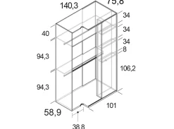 New Muebles La Fabrica MODELO NANNA